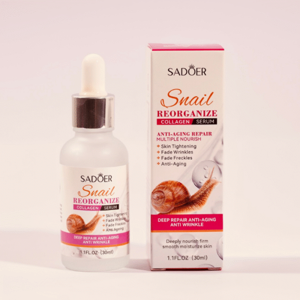 SADOER Snail Reorganize Collagen Anti-Aging Face Serum